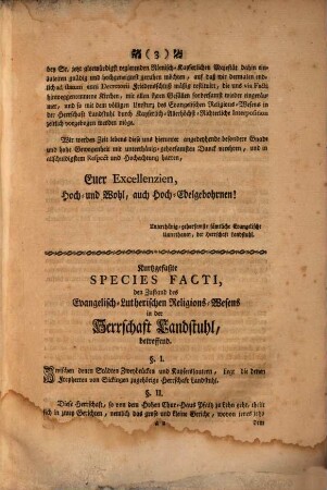 Abermaliges unterthänigstes Memorial Abseiten derer Evangelischen Unterthanen : (v. Sicking) Religions-Bedrückungen betr.