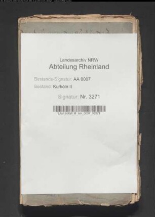 Hausieren ausländischer Handelsleute, im besonderen der sog. Brabanter, im Erzstift