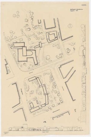 Stadttheater, Gelsenkirchen: Lageplan 1:500
