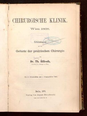 [2]: Wien 1868 : mit 1 lithographierten Taf.