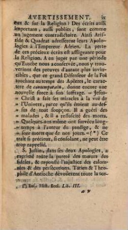 Lettres critiques ou analyse et réfutation de divers écrits modernes contre la religion, 9. Suite de l'ami des hommes [u.a.]