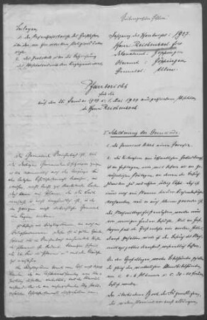 Reichenbach/Fils: Pfarrbericht 1927