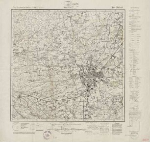 4105 Bocholt, Topographische Karte 1:25000 (4cm - Karte)