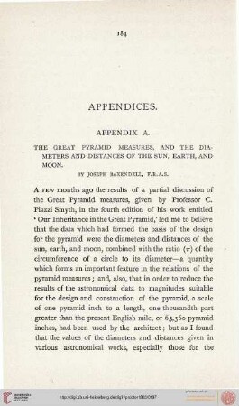 Appendix A: Great Pyramid Measures [...]