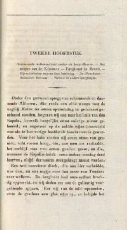 Tweede hoofdstuk. Verrassende wellevendheid onder de bergvolkeren. - ...