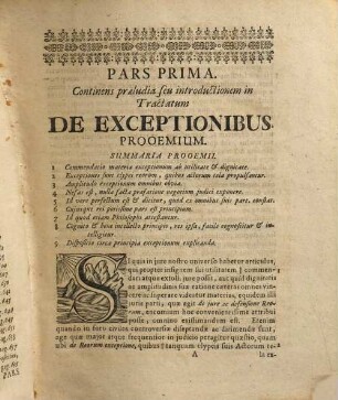 Joannis Zangeri, IC. Tractatvs Dvo: Vnvs De Exceptionibvs, Alter De Qvaestionibvs Sev Tortvris Reorvm