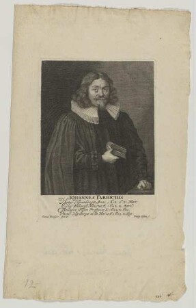 Bildnis des Iohannes Fabricius