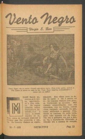 Vento negro : [Grande novella]