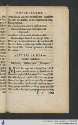 Vestitus et Deambulatio matutina