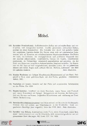 Möbel (Nr. 448-486)