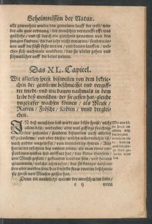 Das XL. Capitel.