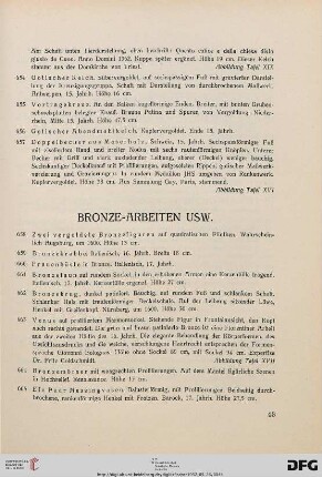 Bronze-Arbeiten usw. (Nr. 658-726)