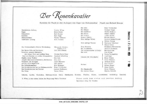 Der Rosenkavalier