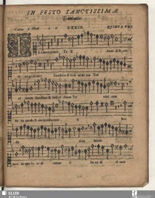 XXXIII. Te Deum patrem ingenitum