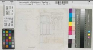 Orgelprospekt nach 1856 o.M. 22 x 27 Daniel Roetzel? Druck Nachlaß Roetzel