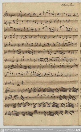 Händel, G. F., Sonaten, HWV 392 / Arr. <Adagio>