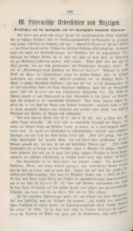 564[566]-570[572] Litterarische Uebersichten und Anzeigen