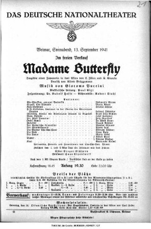 Madame Butterfly