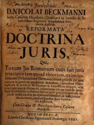 Reformata Doctrina Juris