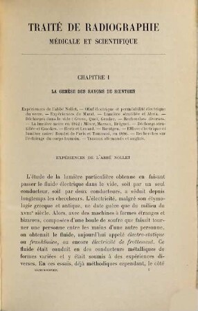 Traité de radiographie médicale et scientifique