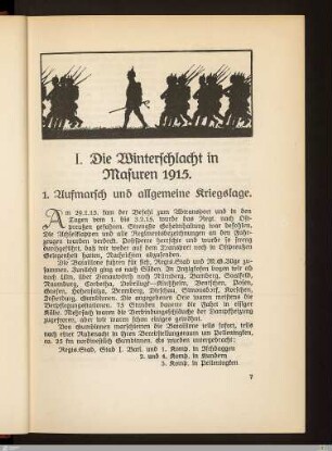1. Aufmarsch und allgemeine Kriegslage