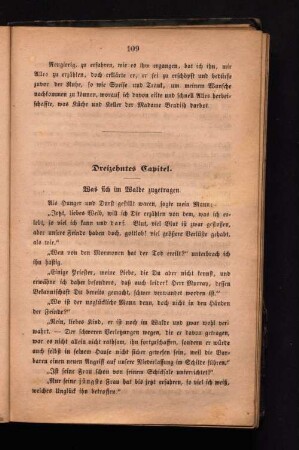 Dreizehntes Kapitel. Was sich im Walde zugetragen.