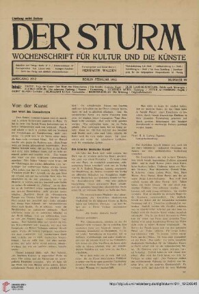 Von der Kunst