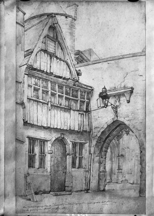 Eingang zur Burg Steen in Antwerpen