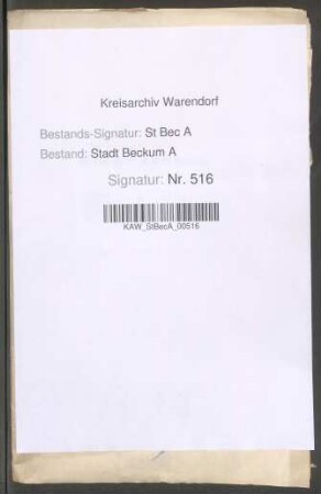 Quittungen des Klosters Clarholz