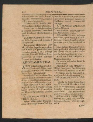 Additamentum.