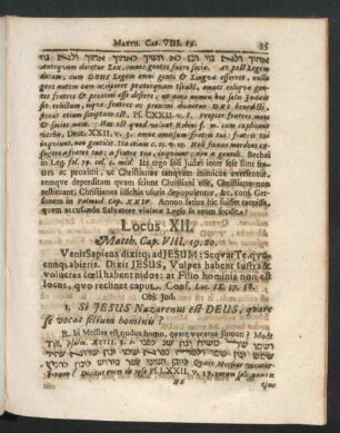 Locus XII.