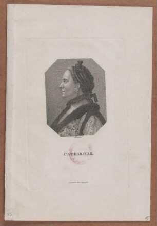 Bildnis der Catharina II., Zarin von Russland