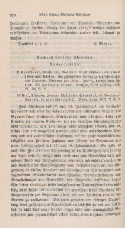 220-239 Kirchenhistorische Theologie