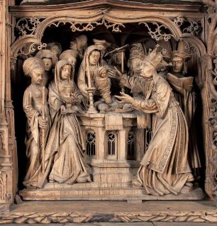 Sieben-Schmerzen-Altar — Die sieben Schmerzen Mariä — Christi Darbringung im Tempel