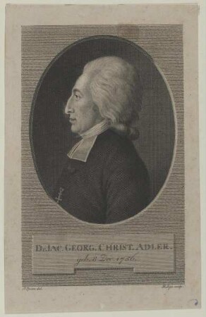 Bildnis des Jacob Georg Christian Adler
