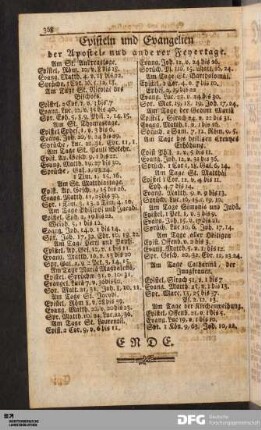 Episteln und Evangelien [...].