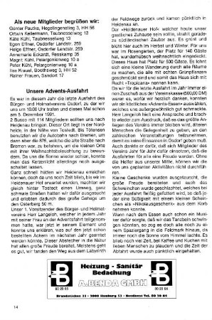 Unsere Advents-Ausfahrt