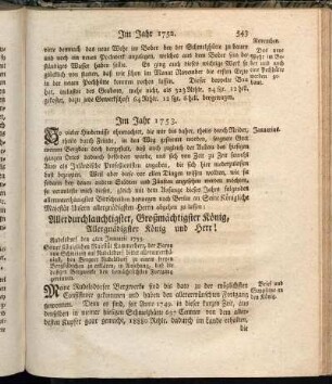 Rudelsdorffer Bergwerks-Protocoll. Im Jahr 1753.