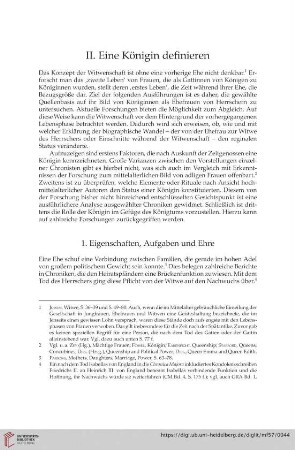 II. Eine Königin definieren