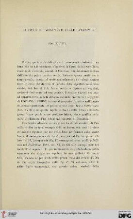 8: La croce sui monumenti delle catacombe