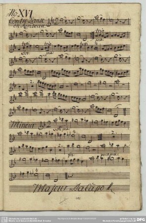 16. Anonymus, Contredanses, D-Dur