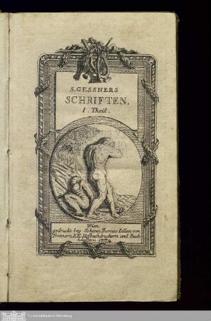 Theil 1: S. Gessners Schriften Schriften