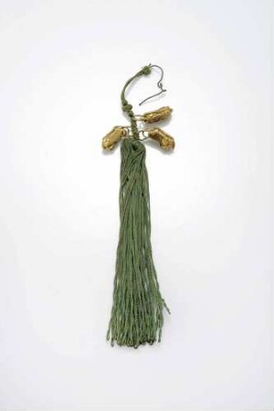 Brustschmuck aus vergoldetem Metall, "Bulsu norigae" 불수노리개