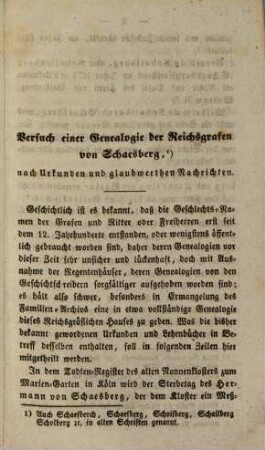 Die Reichsgrafen von Schaesberg zu Kerzen und Lommarsum ..., die Freiherren von Schaesberg zu Streithagen und die Freiherren Judenkopf von Streithagen zu Müllenbach und Mittel-Uersfeld