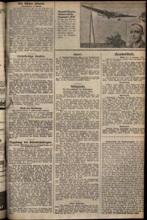 Zweite Ausgabe vom Montag, den 11. November 1929.