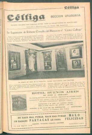 La Exposición de Roberto González del Blanco en el "Centro Gallego"