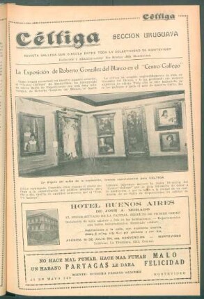 La Exposición de Roberto González del Blanco en el "Centro Gallego"
