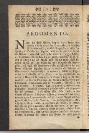 Argomento. / Inhalt.