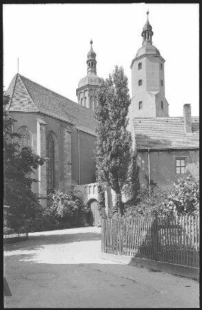 Wurzen. Eingang zum Amtsgericht