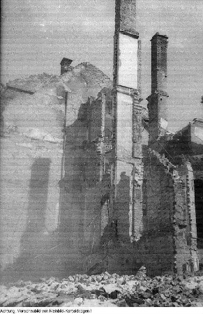 Dresden. Abbruch gefährlicher Ruinen, 1947